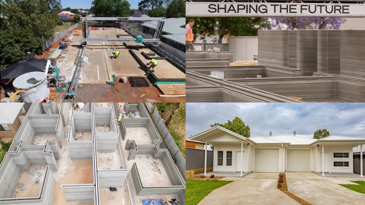 Progress shots of new properties